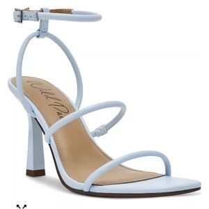 New Wild Pair Sky Blue Heels Strappy